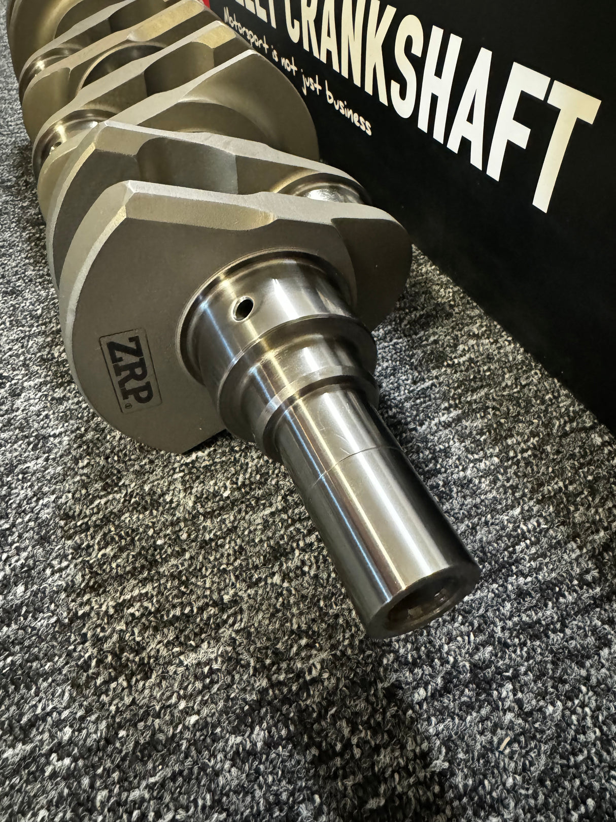 Ford Cosworth YB ZRP Billet Crank Crankshaft - STD Stroke 77mm - 9 Bolt - C-FOR-001L