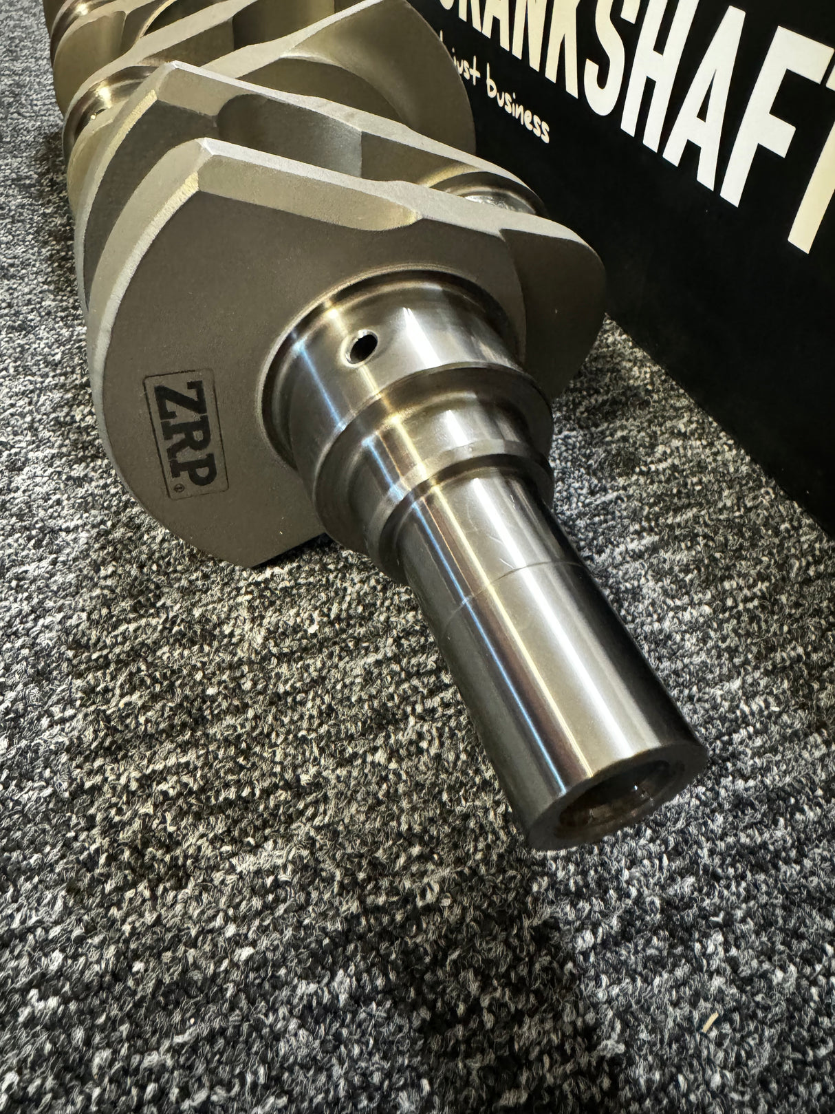 Ford Cosworth YB ZRP Billet Crank Crankshaft - STD Stroke 77mm - 9 Bolt - C-FOR-001L