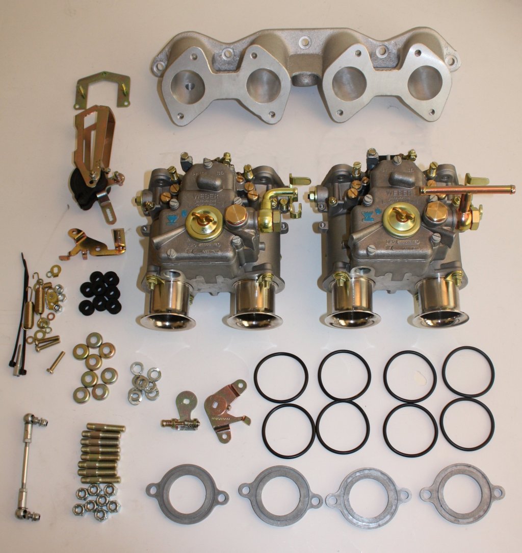 Ford Crossflow Xflow 1.6 2 x 40 DCOE Weber Carb Carburettor Kit