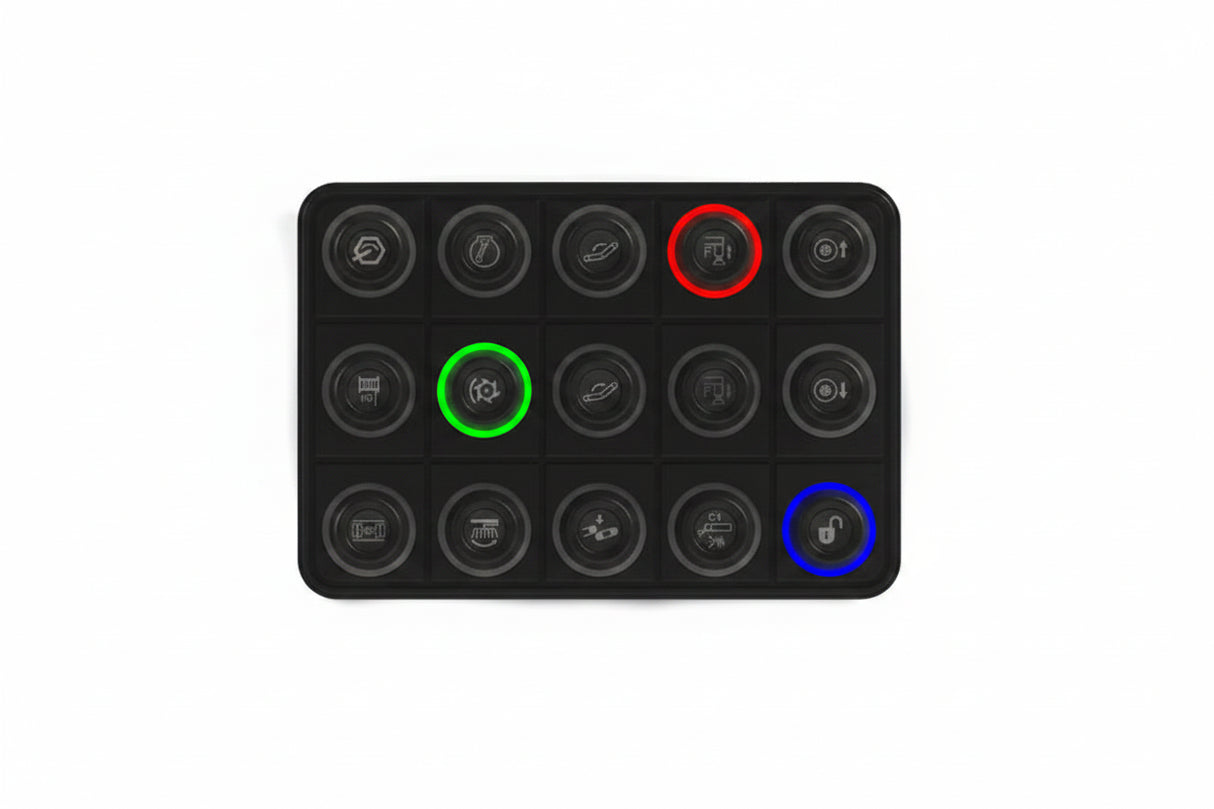 Ecumaster CANBUS Keypad – 4 / 6 / 8 / 10 / 12 / 15 Key Motorsport Switch Panel