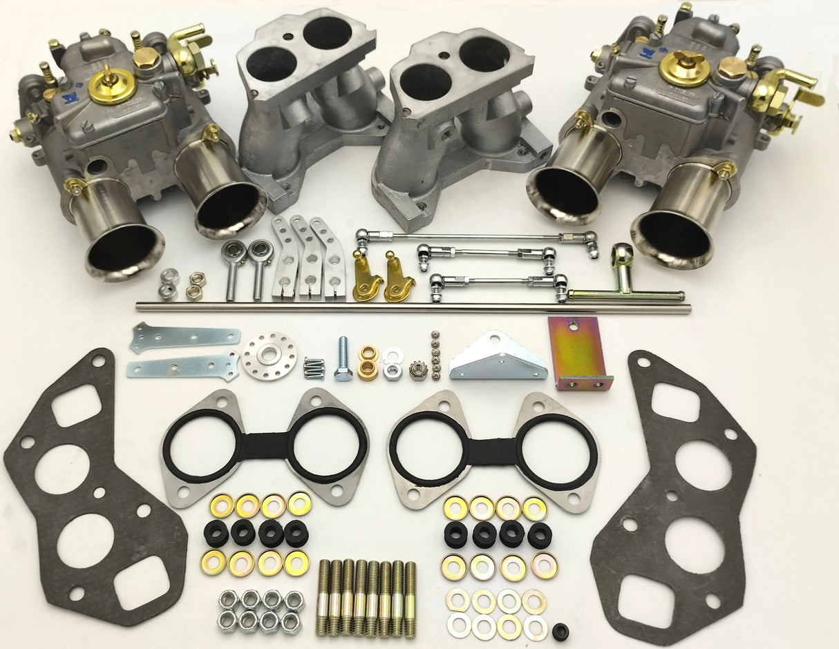 Triumph TR4 High Port 2 X 45 DCOE Weber Carb Carburettor Kit