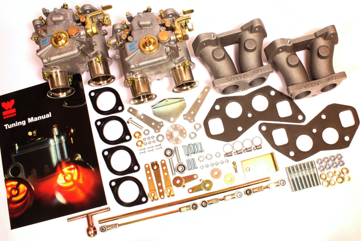Triumph TR4 High Port 2 X 40 DCOE Weber Carb Carburettor Kit
