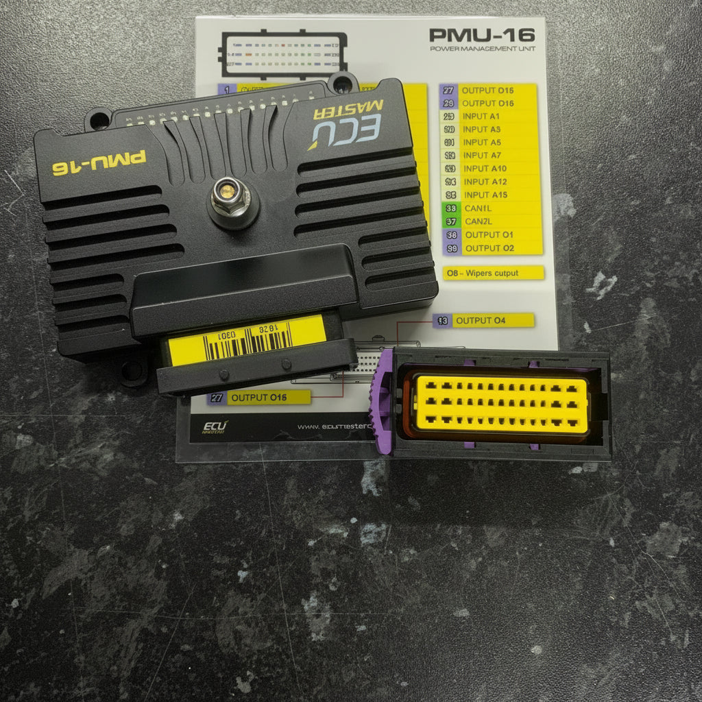 ECUmaster Control Race Package : Black ECU / ADU Dash 5" / PMU16 (PDU)