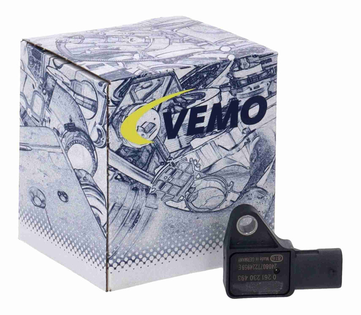 Sensor, boost pressure - V25-72-0222