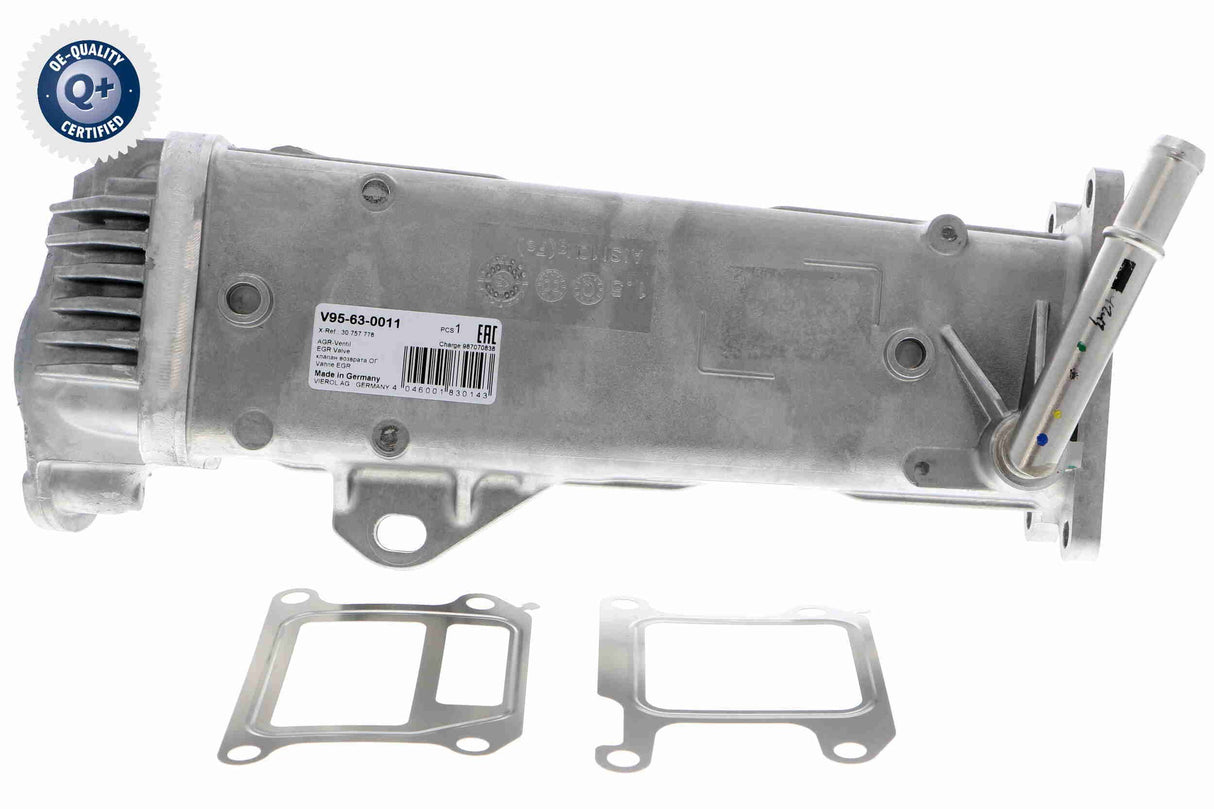 Cooler, exhaust gas recirculation - V95-63-0011