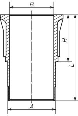 Cylinder Liner - 279 WN 01 00