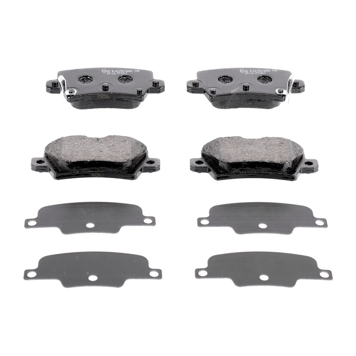 HONDA Brake Pad Set, disc brake - ACKOJA A26-0090