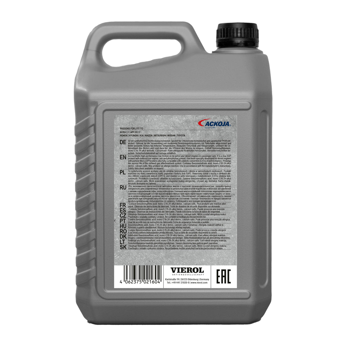 UNIVERSAL Engine Oil - ACKOJA A60-1003