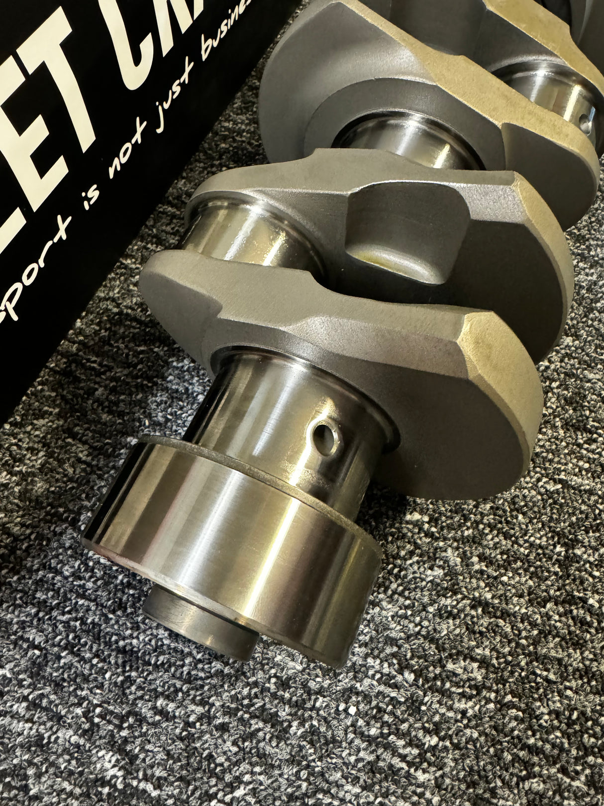 Ford Cosworth YB ZRP Billet Crank Crankshaft - STD Stroke 77mm - 9 Bolt - C-FOR-001L