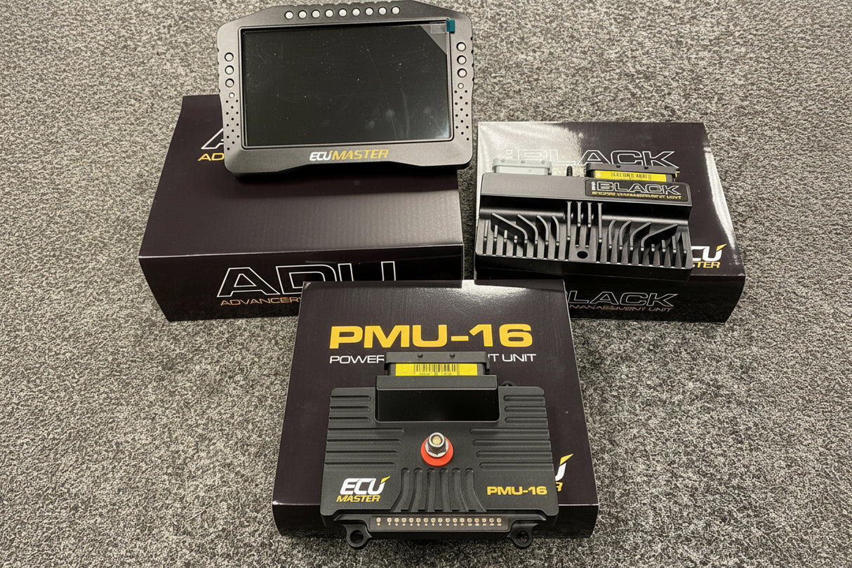ECUmaster Control Race Package : Black ECU / ADU Dash 5" / PMU16 (PDU)