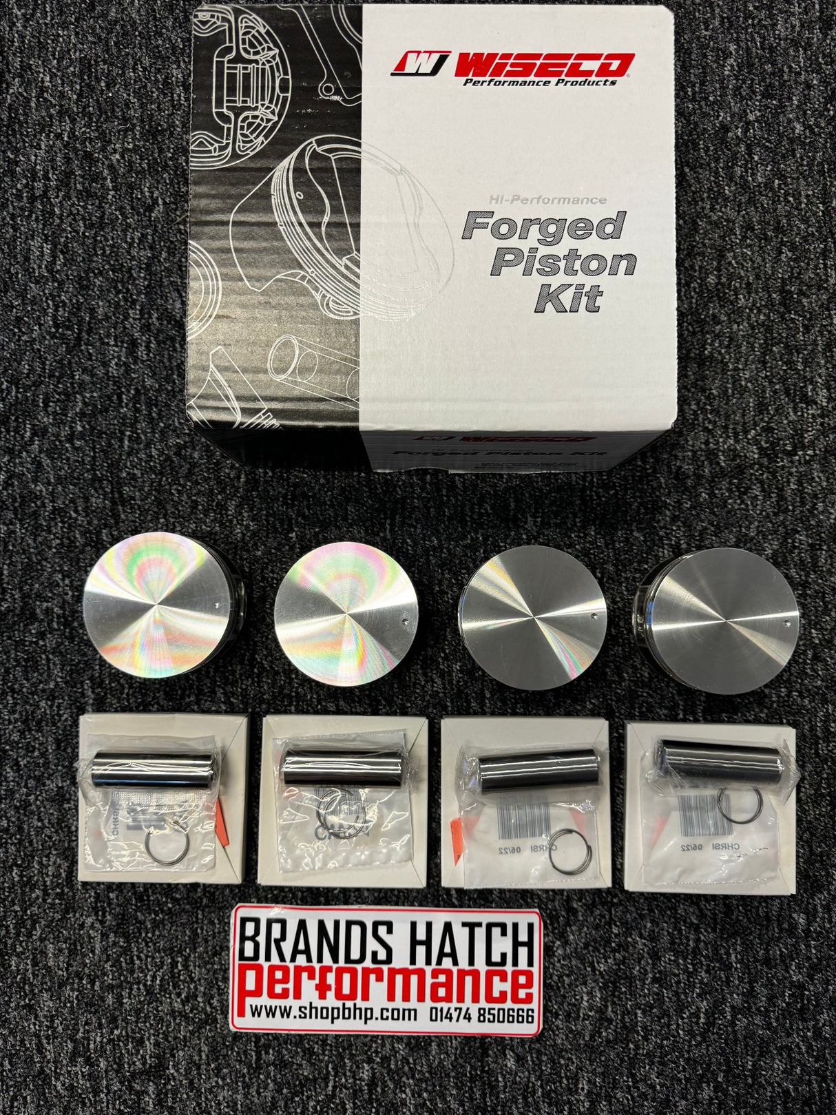 MINI Cooper S R53 W11 W11B16A JCW STD Size 77mm 8.5:1 WISECO FORGED PISTON KIT WK618M77