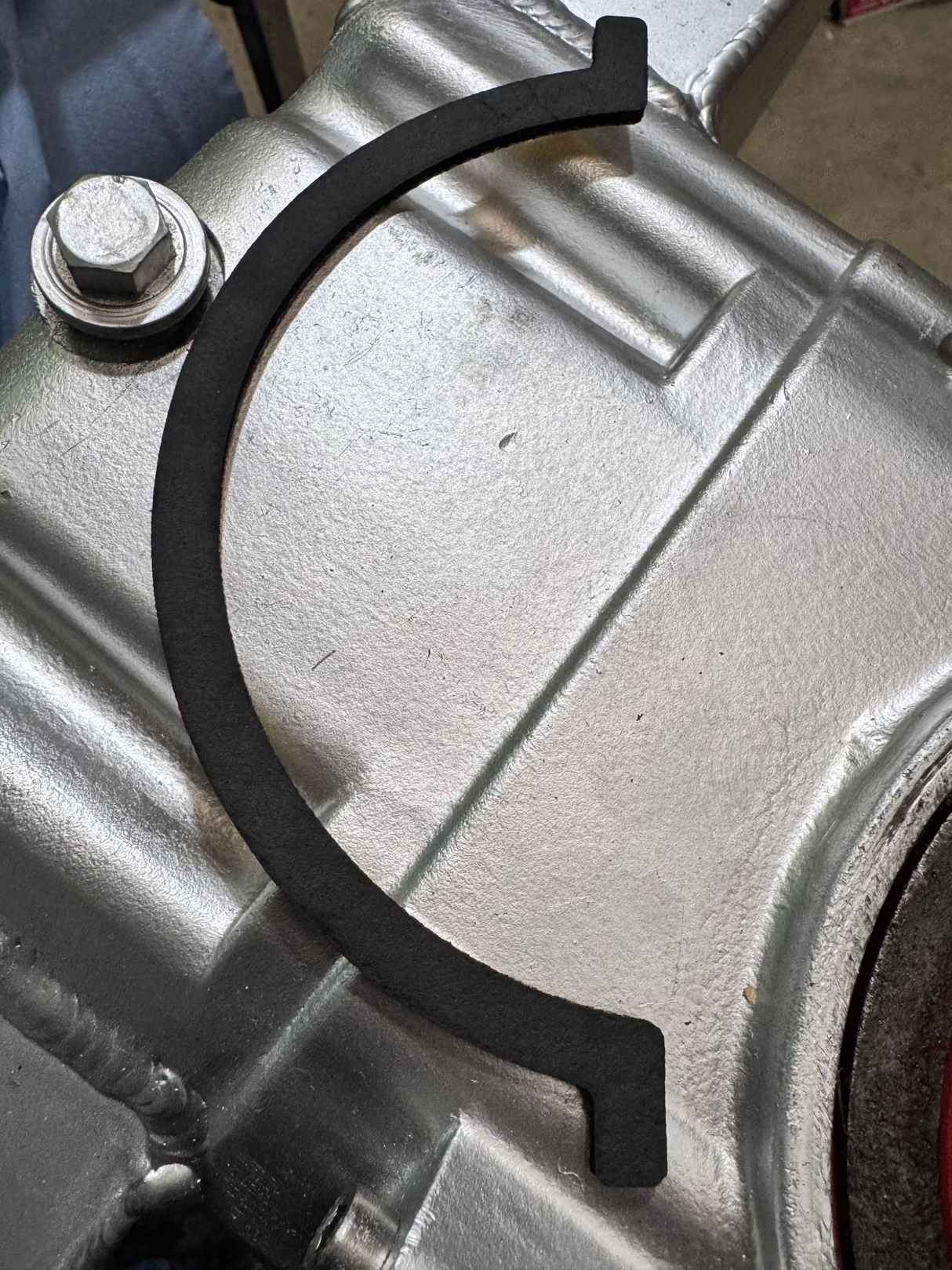 Ford Sierra Escort Pinto YB Bell housing plate to Engine Foam Rubber