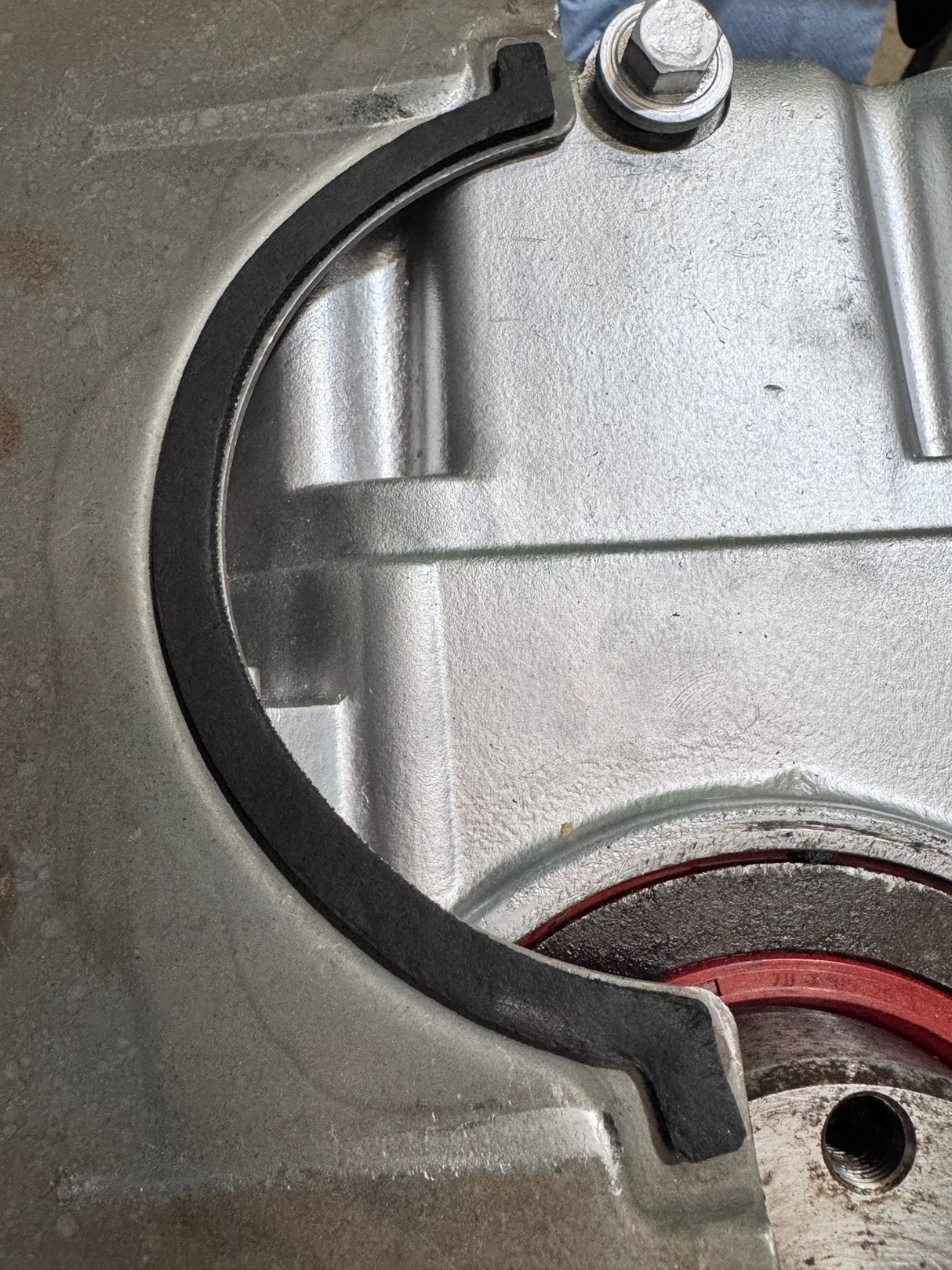 Ford Sierra Escort Pinto YB Bell housing plate to Engine Foam Rubber