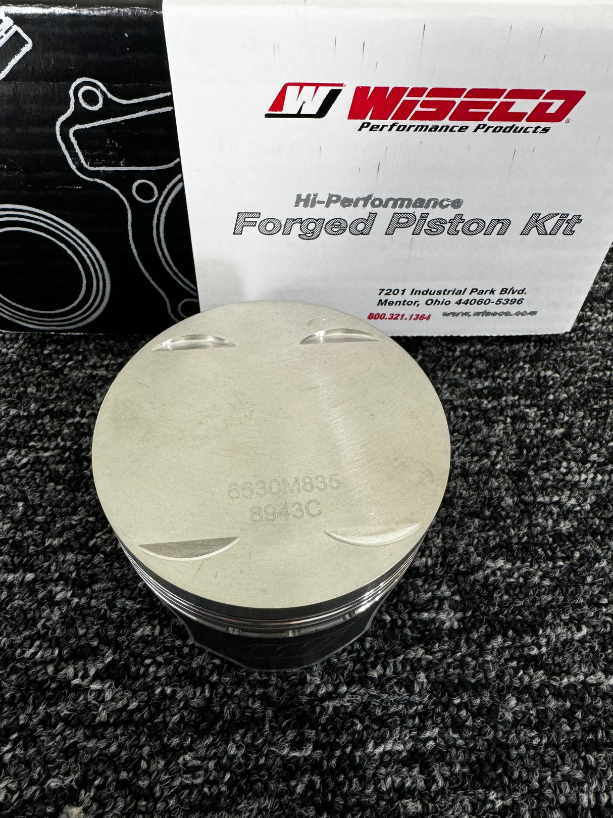 Nissan 1.8L 16V 200SX Sylvia CA18DET 8.5:1 83mm Wiseco Forged Piston Kit WK630M83