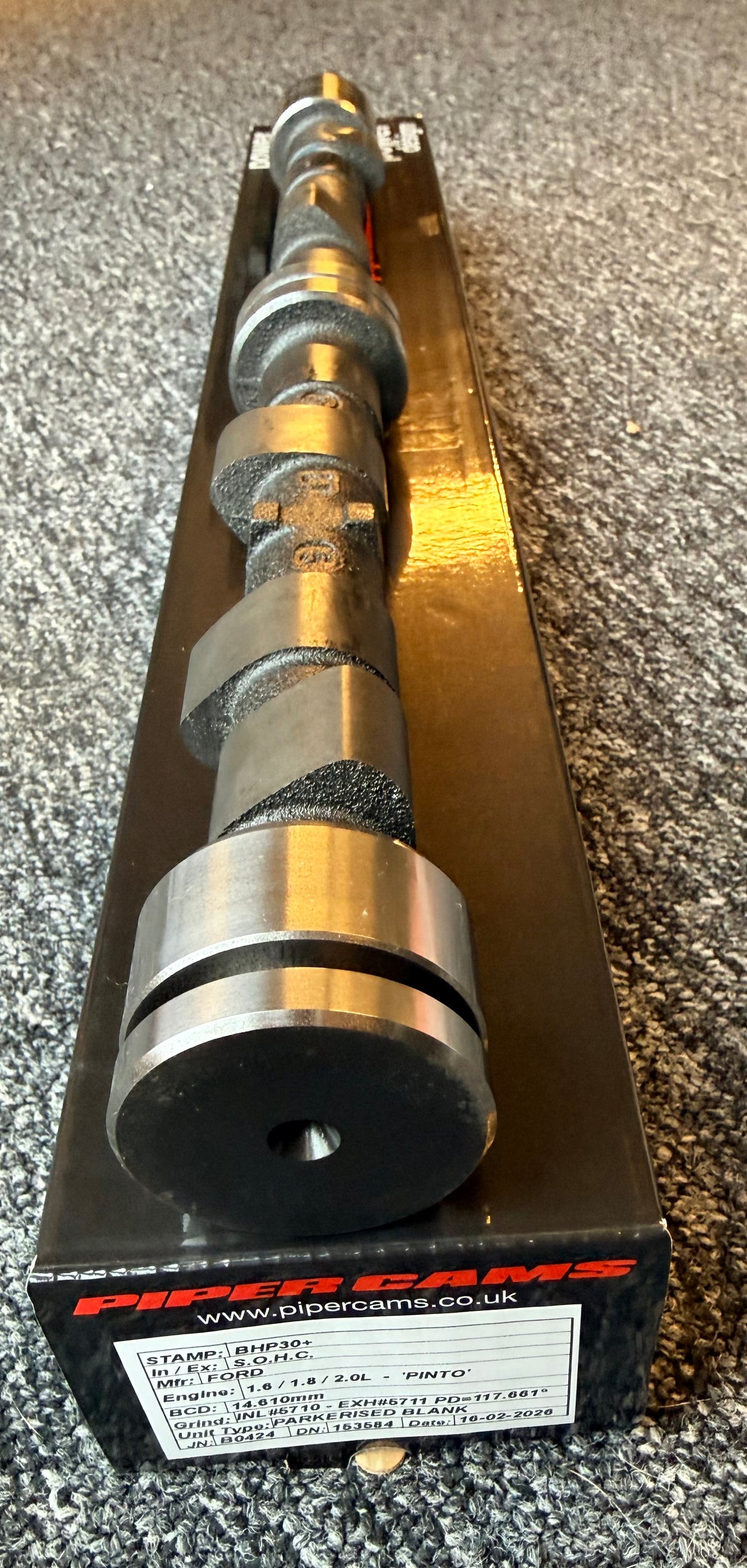 Ford Escort RS2000 Cortina 2.0 Pinto BHP30+ Fast Road Piper Camshaft Kit