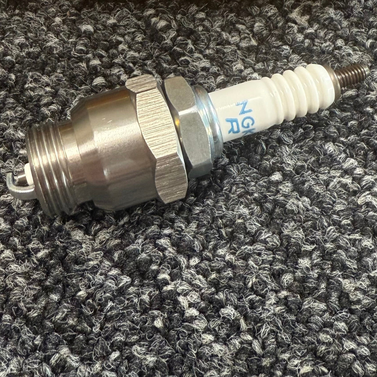 Ford PINTO RS2000 OHC Spark Plug Adaptors With 4x X24EPR-U9 Denso - STAINLESS STEEL