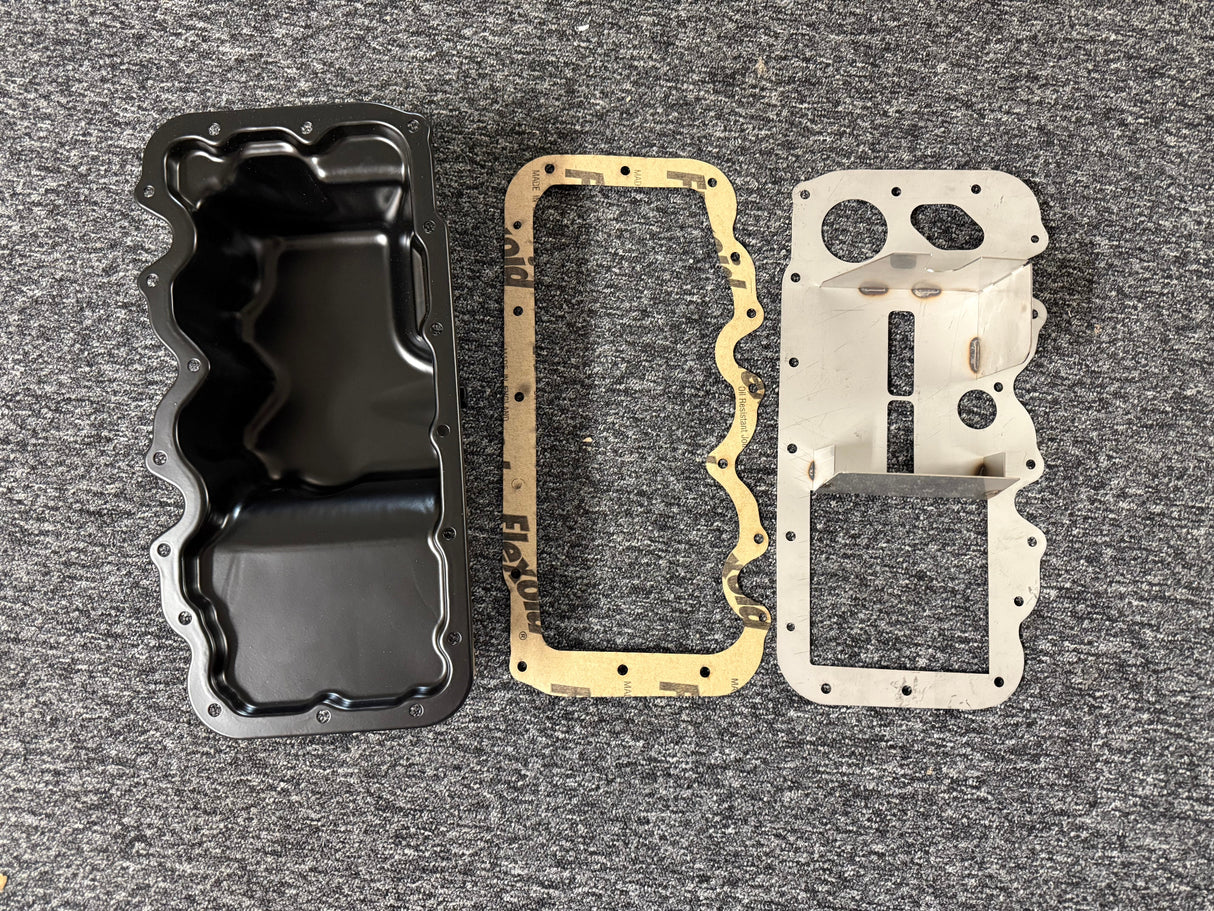 FORD Focus ST170 Zetec Stainless Steel Sump Baffle, Gaskets & Sump Pan Kit