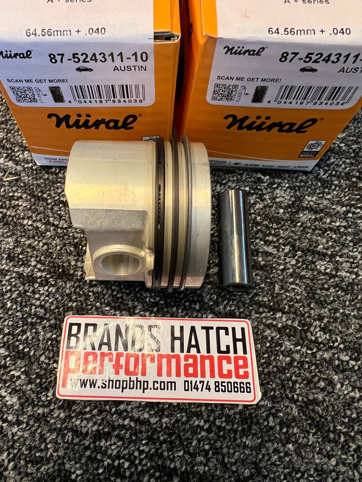 Austin Rover Mini A Series 998cc +0.040" 65.58 bore slipper Flat Top Pistons