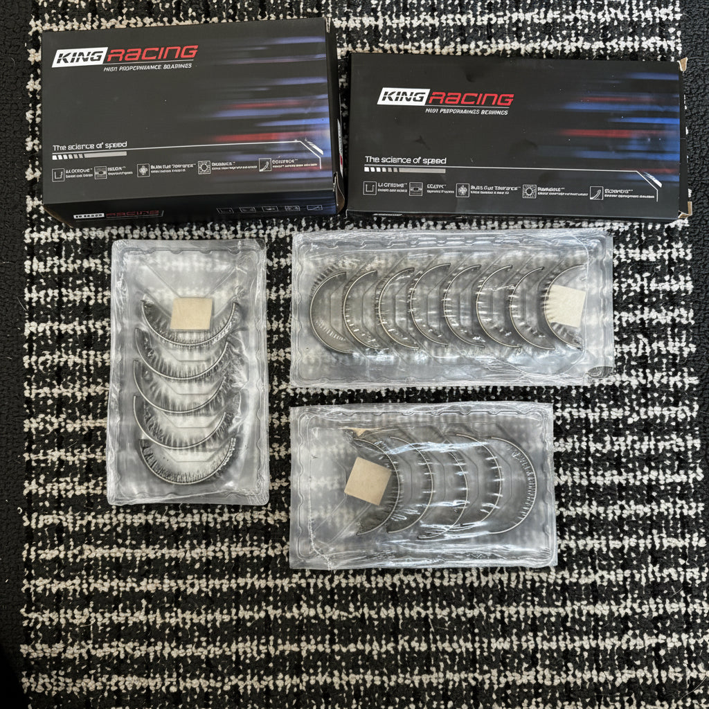 Ford Pinto RS2000 Escort Cortina KING RACE Engine Mains & Big End Bearings Set - Standard - 0.25mm - 0.5mm