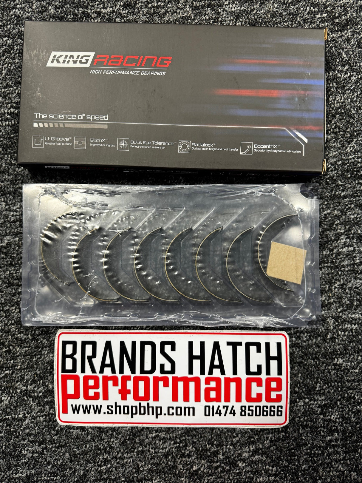 Ford 2.0 2.3 EcoBoost Focus ST / RS MK3 KING RACE Conrod Big End Bearings Set - CR4604XP - Standard - 0.25mm - 0.50mm