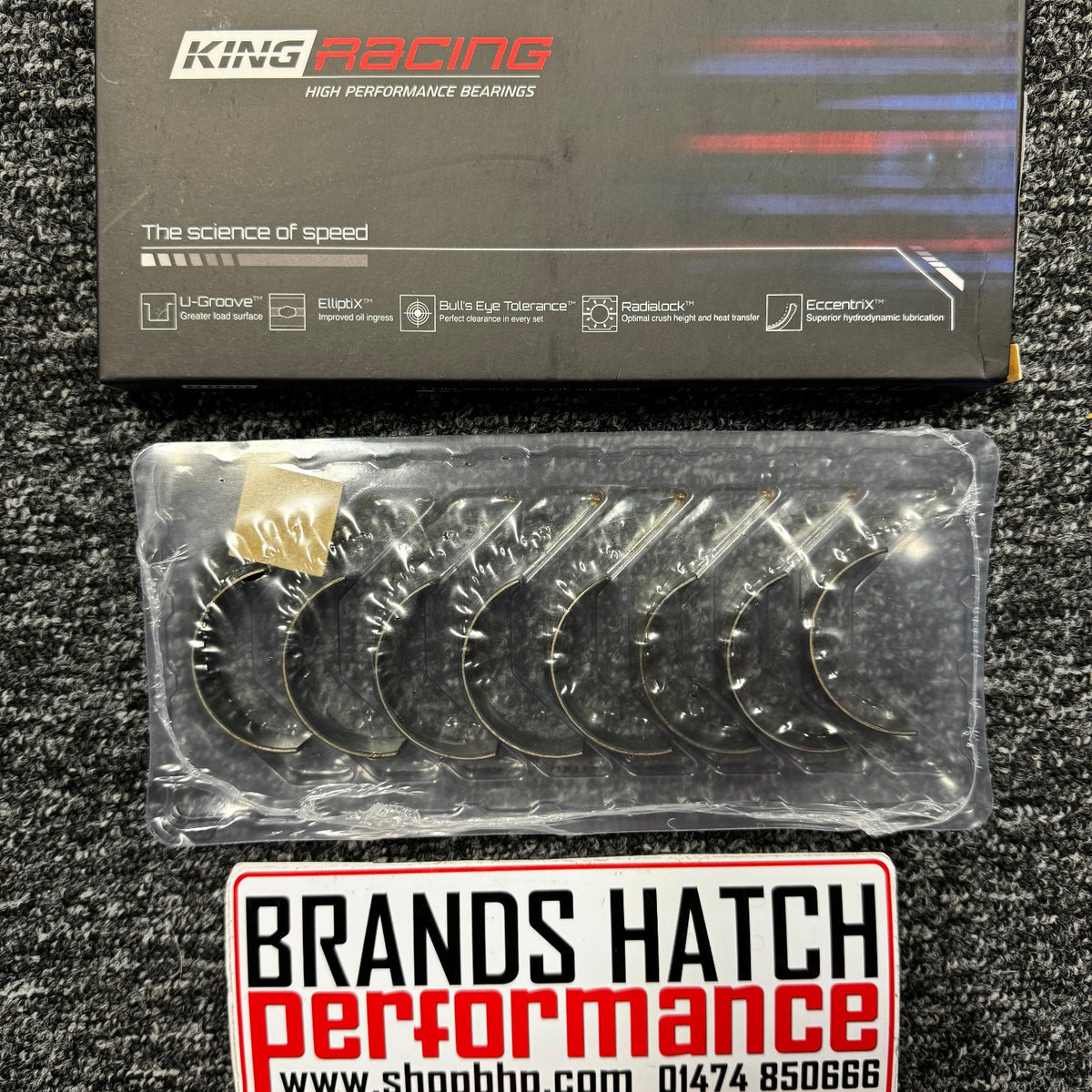 King Ford EcoBoost 3.5L V6 Connecting Rod Bearing Set (Set of 6) main image 1