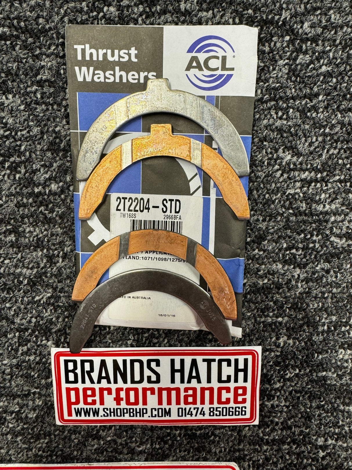 BMC Mini 1098 1275 / 1.3 A Series ACL Standard Thrust Washer Bearing Set - 2T2204