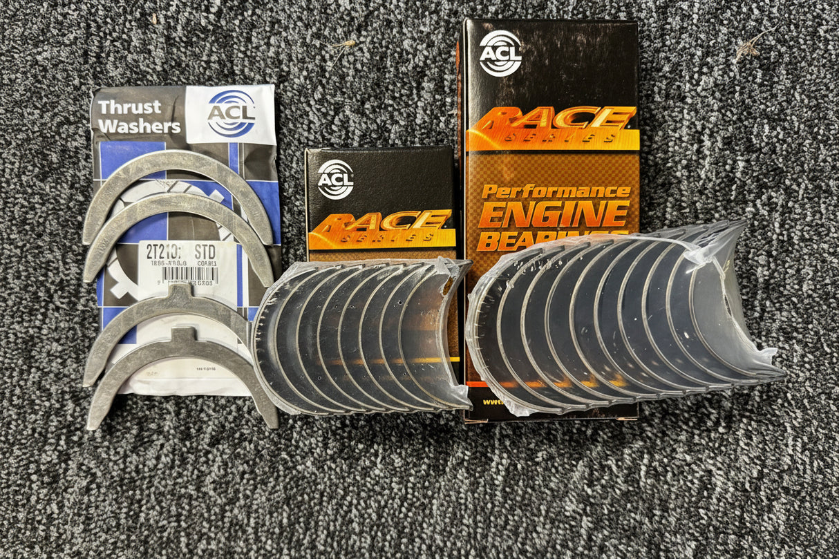 Ford Cosworth YB / Pinto ACL RACE Main & Conrod Big End Bearings 4B2166H 5M2167H 2T2167- STANDARD - 0.25MM