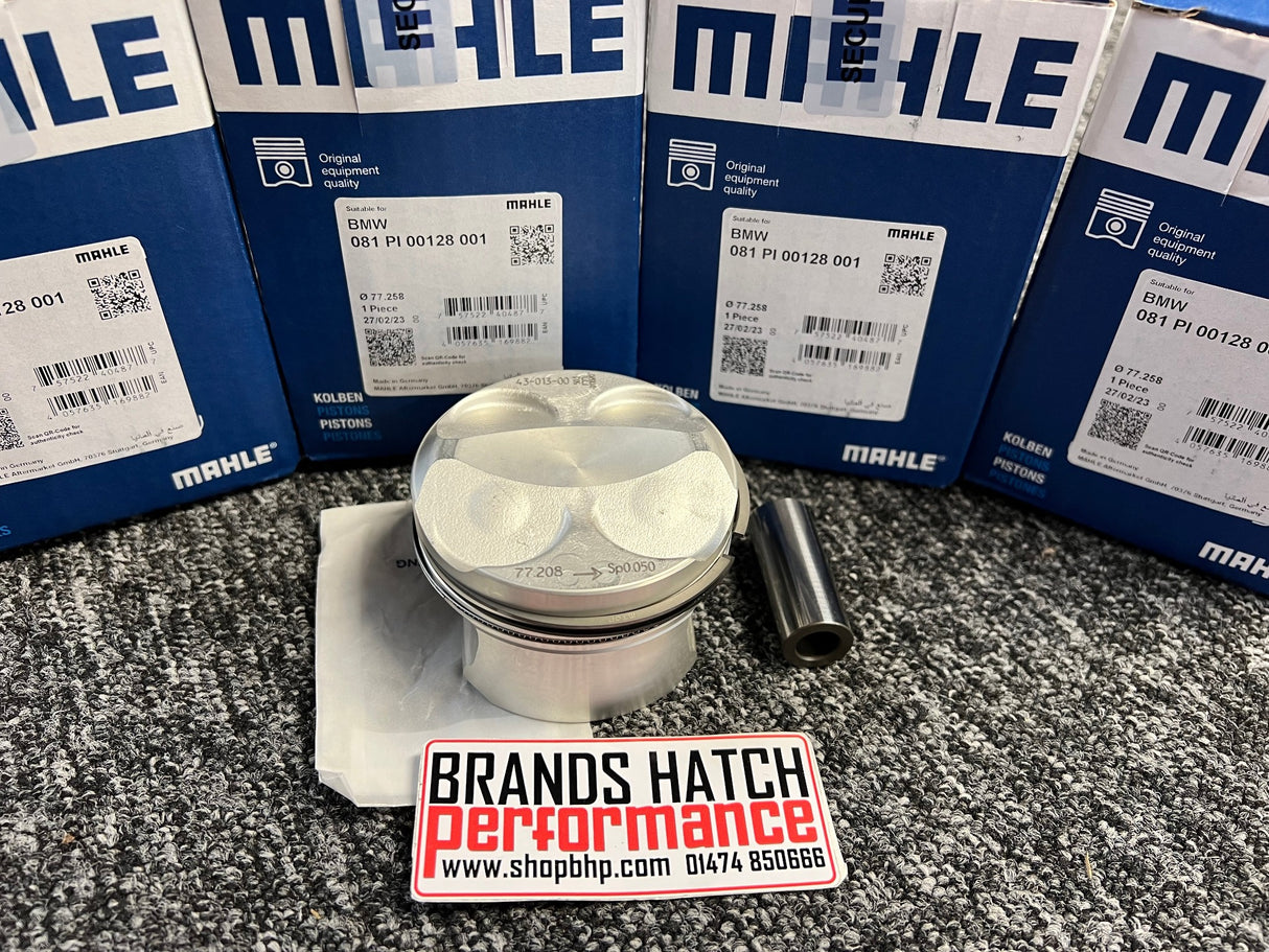 Mini 1.4 One R56 N12B14A 77.25mm +0.25mm MAHLE Piston Set INC Rings & Gudgeon Pins