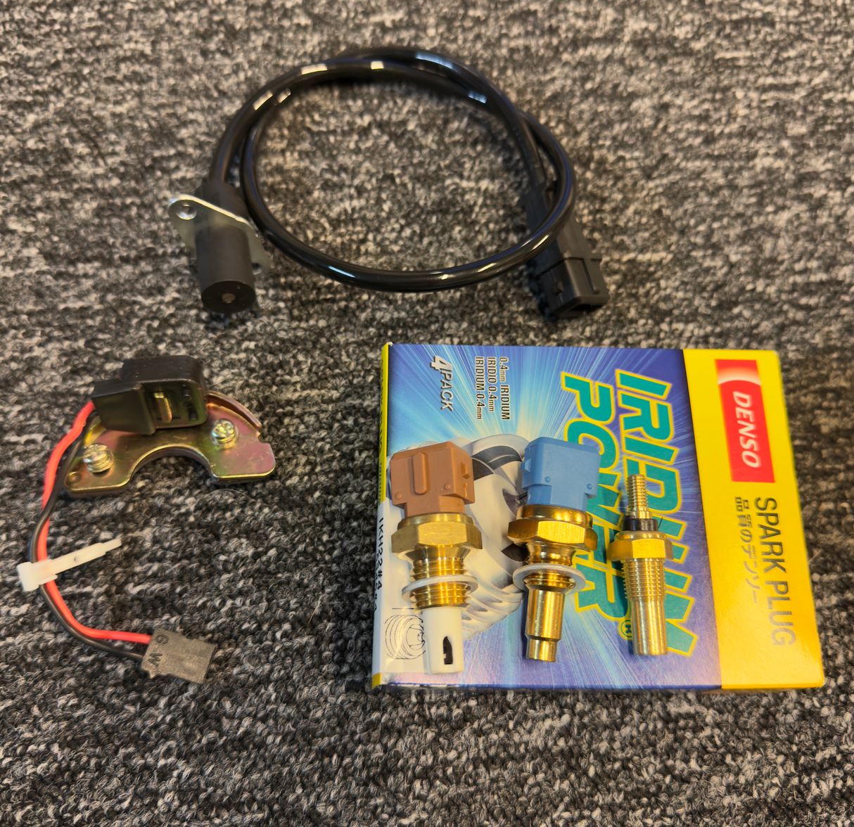 Ford Cosworth YB Temperature & Pickup Sensor Kit - 5 Sensors & Denso IK24 Plugs