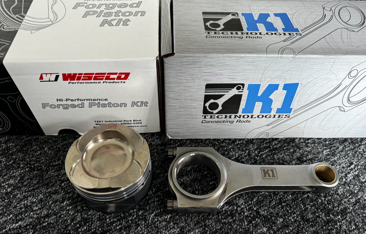 Ford 1.6 Ecoboost 16V Fiesta Focus ST180 ST200 10.0:1 79.00mm Wiseco Forged Pistons WKE150M79AP & K1 H Beam Conrods Rods 011EM16134