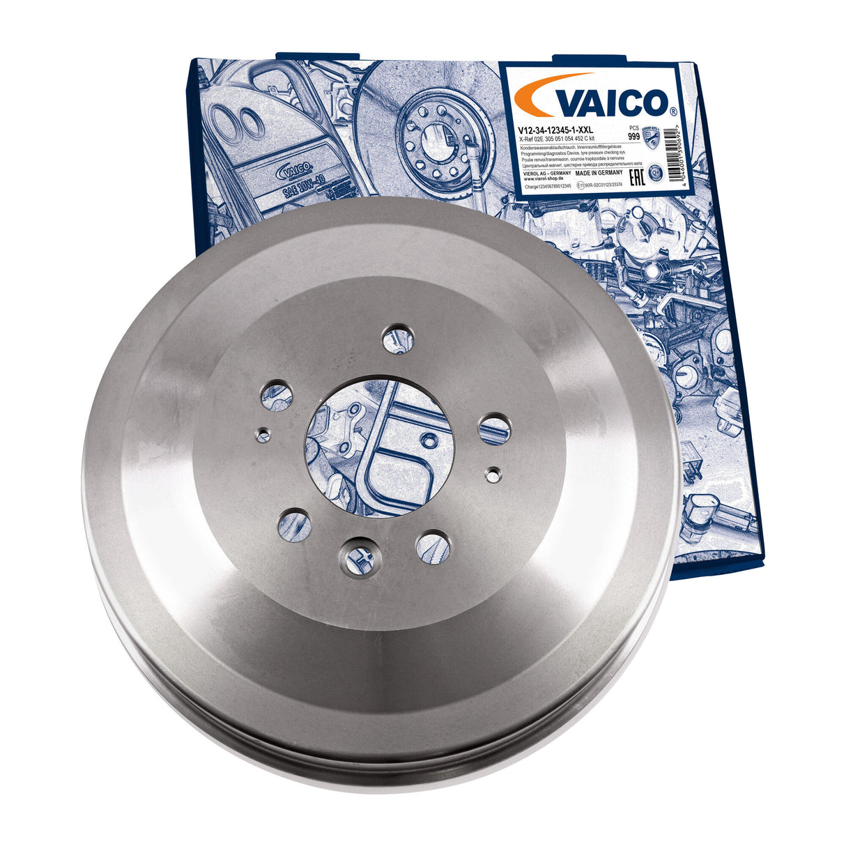 VW Brake Drum - VAICO V10-60015