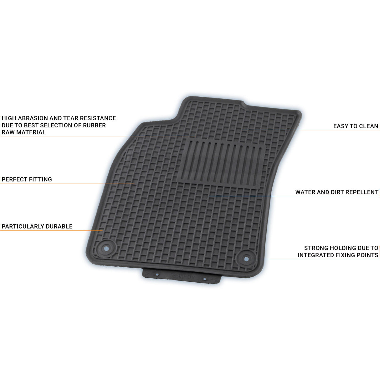AUDI Floor Mat Set - VAICO V10-6840