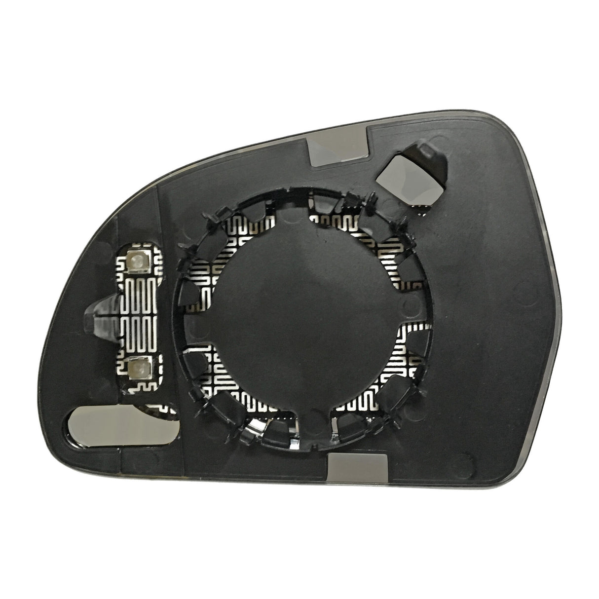 VW Mirror Glass, exterior mirror - VEMO V10-69-0011