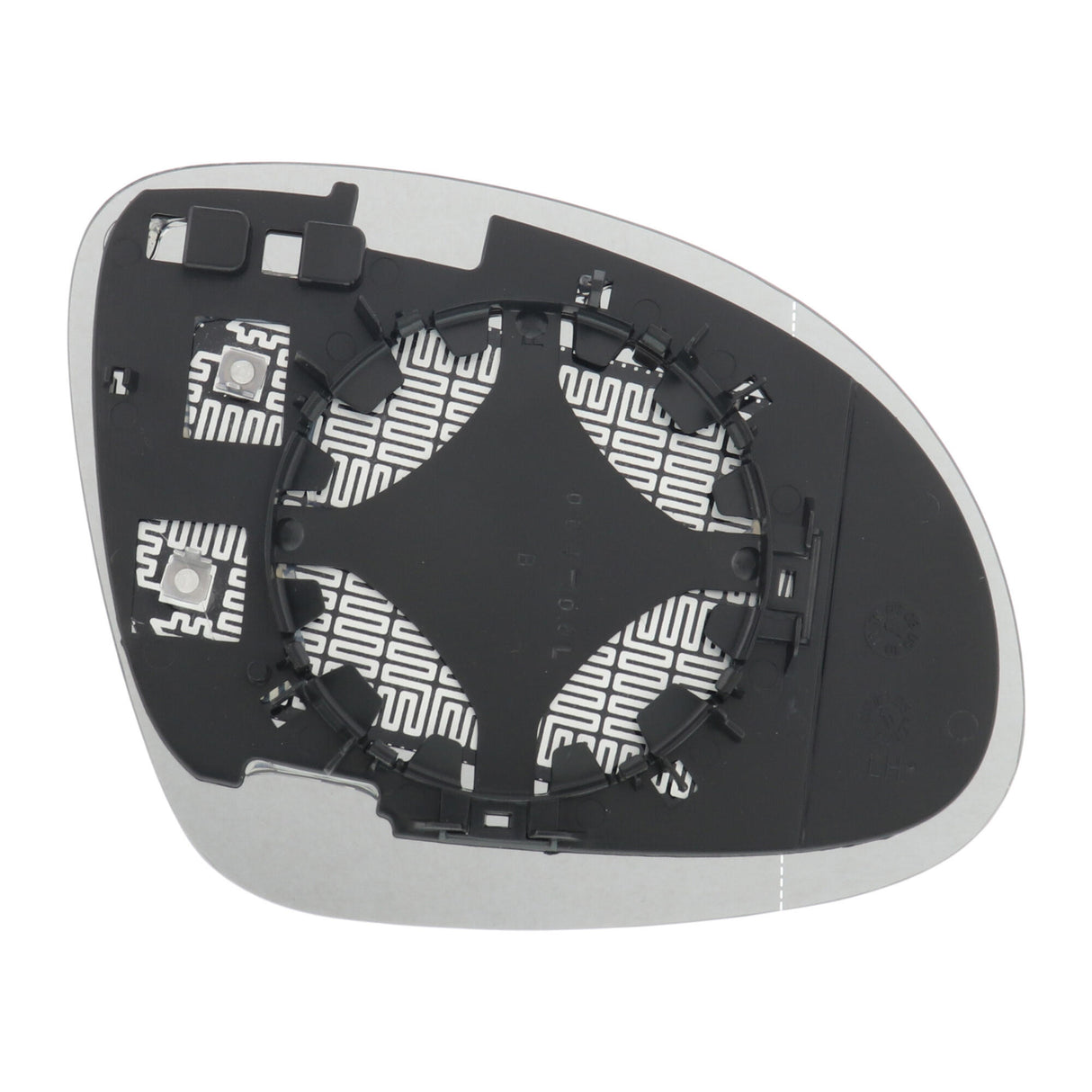 VW Mirror Glass, exterior mirror - VEMO V10-69-0048