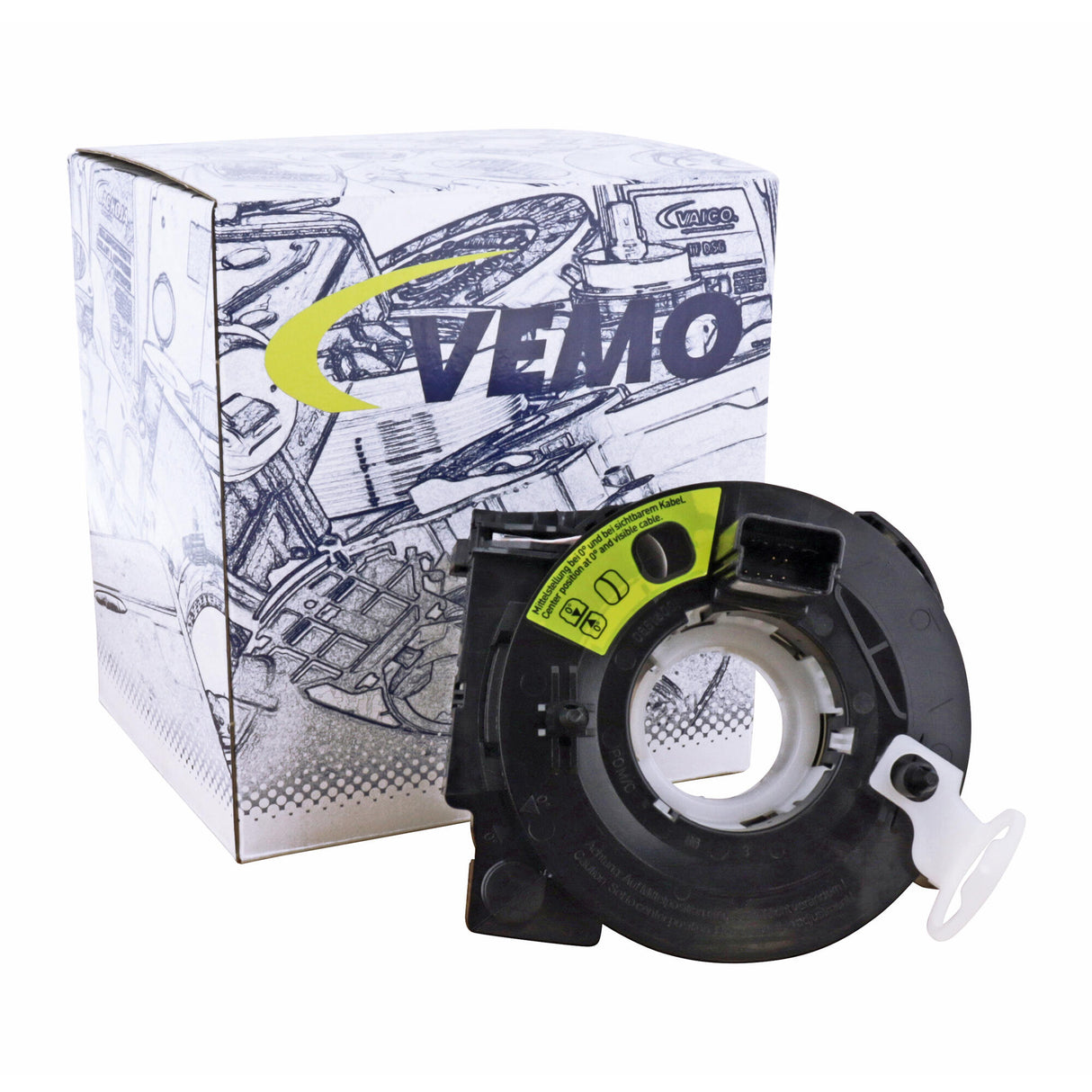 VW Clock Spring, airbag - VEMO V10-72-0066