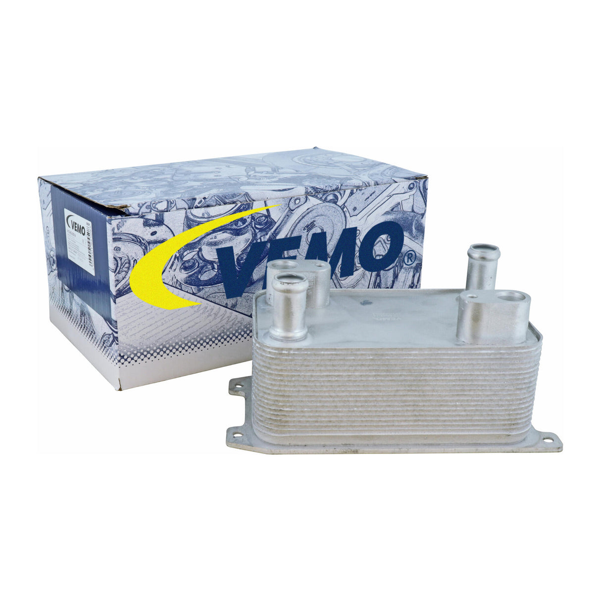 VW Oil Cooler, automatic transmission - VEMO V15-60-0014