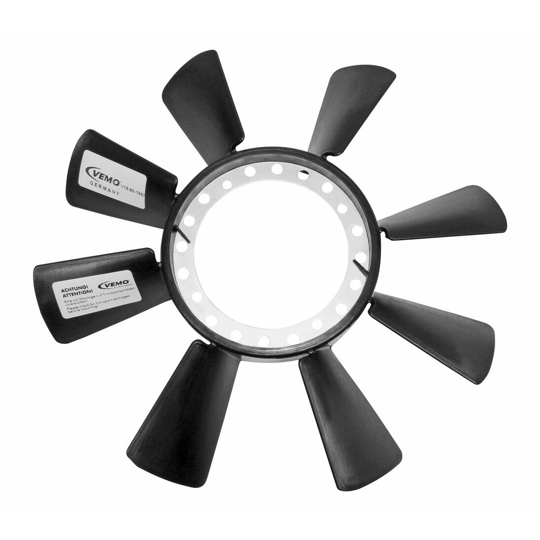 VW Fan Wheel, engine cooling - VEMO V15-90-1857