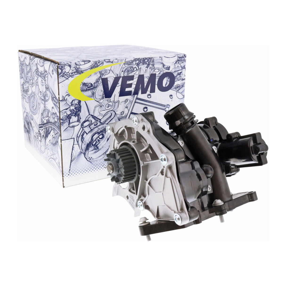 AUDI Thermostat Housing - VEMO V15-99-2106