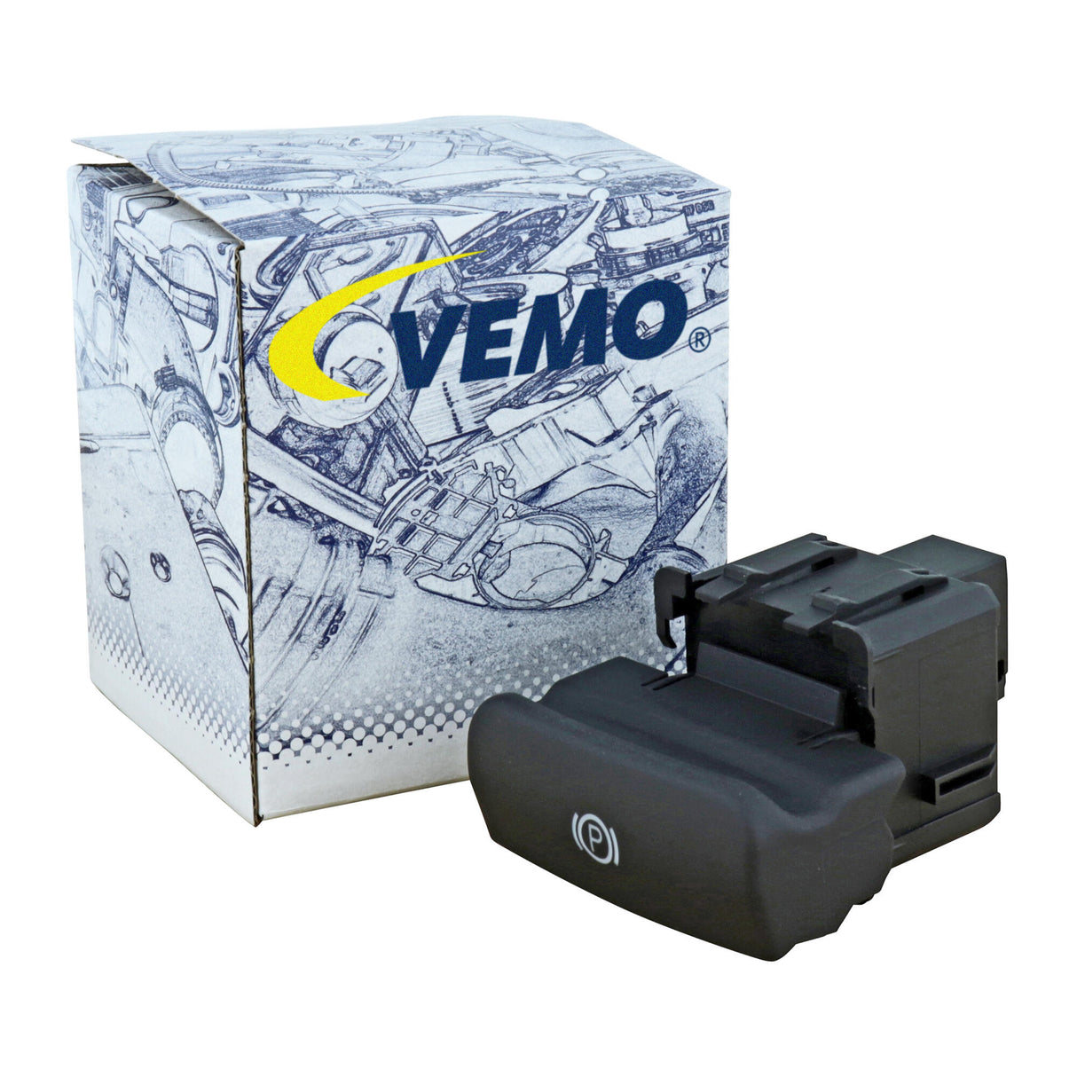 CITROËN Switch, park brake actuation - VEMO V22-73-0031