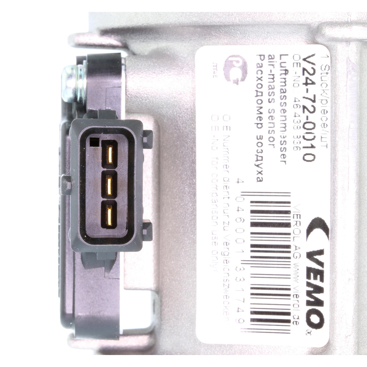 FIAT Mass Air Flow Sensor - VEMO V24-72-0010