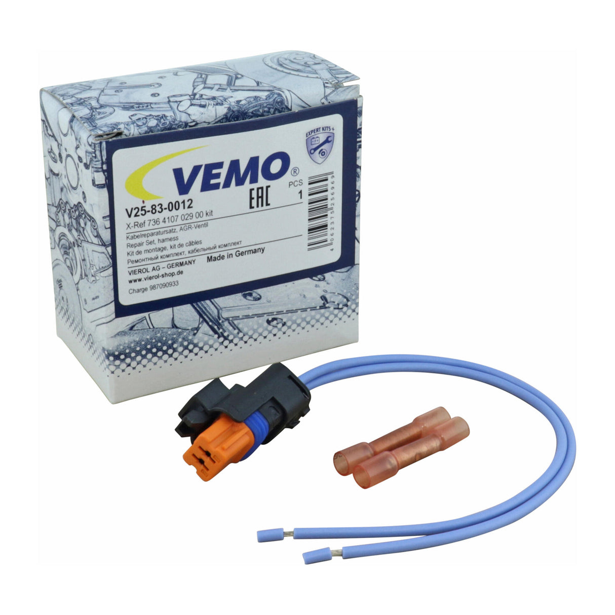 FORD Cable Repair Set, EGR valve - VEMO V25-83-0012