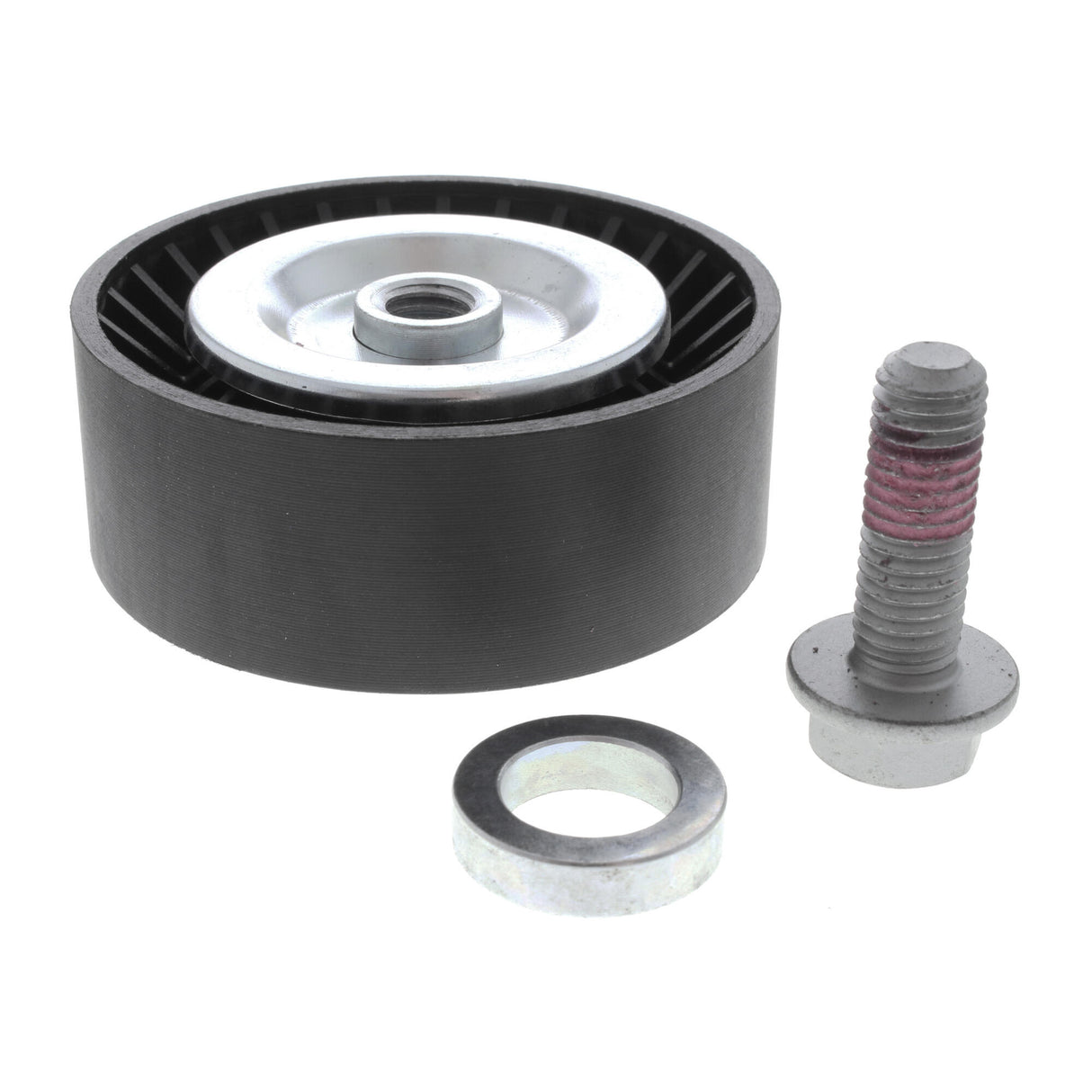 PORSCHE Tensioner Pulley, V-ribbed belt - VAICO V45-0012