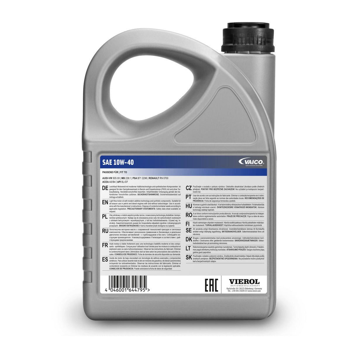 UNIVERSAL Engine Oil - VAICO V60-0275_S