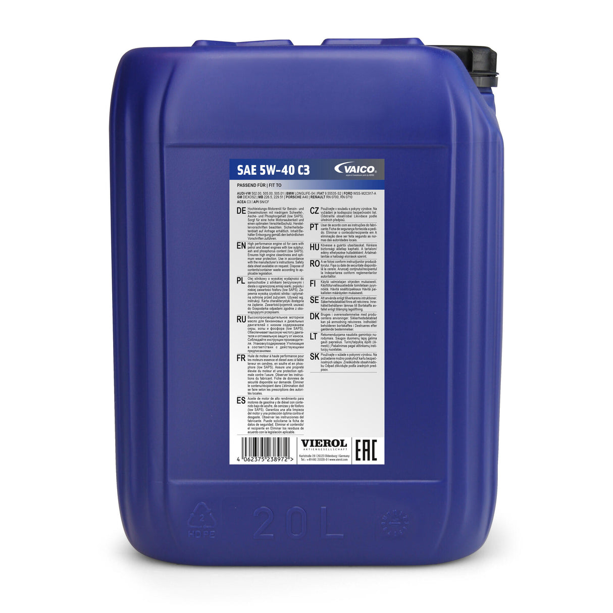 UNIVERSAL Engine Oil - VAICO V60-0425