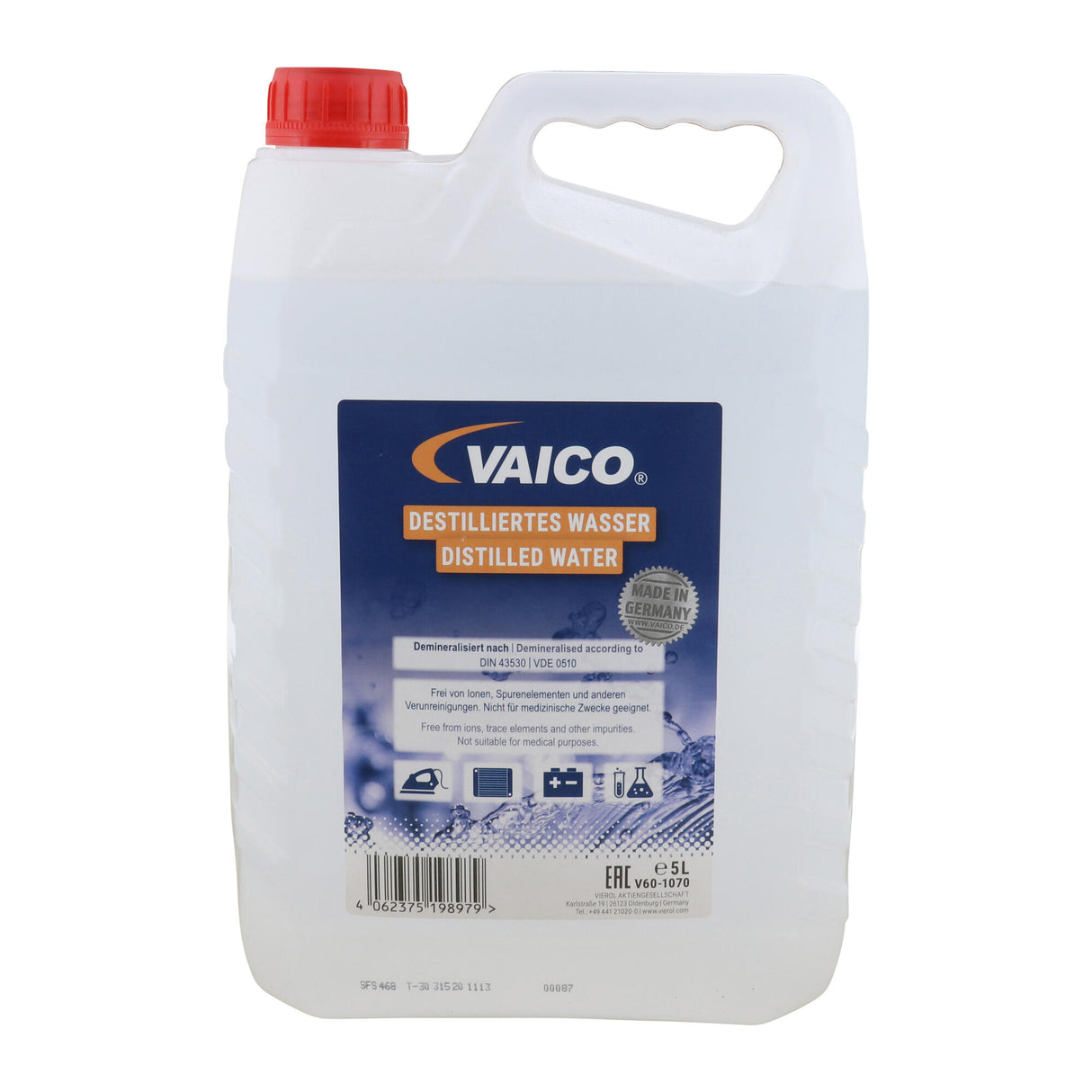 UNIVERSAL Distilled Water - VAICO V60-1070