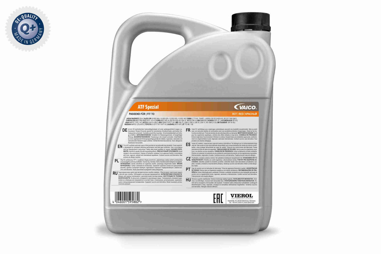 Automatic Transmission Fluid - V60-0208