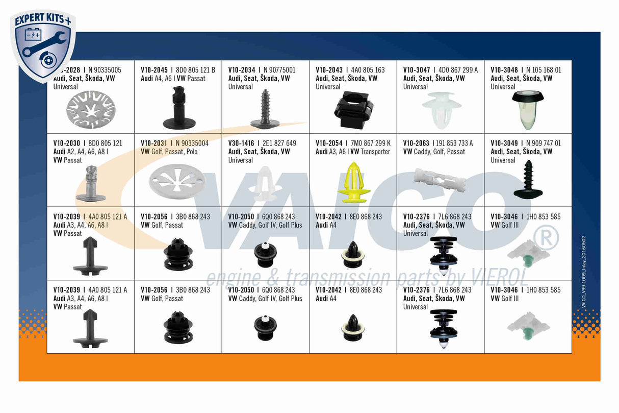 Assortment, fasteners - V99-1009
