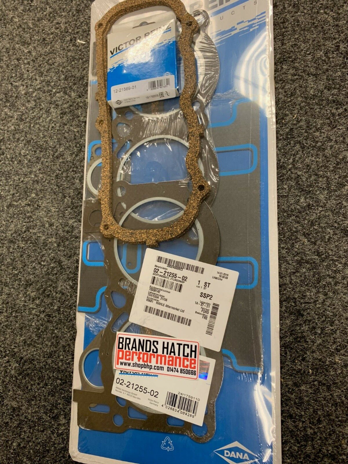 FORD 1.5 CAPRI TAUNUS V4 Victor Reinz Head Gasket Set 02-21255-02