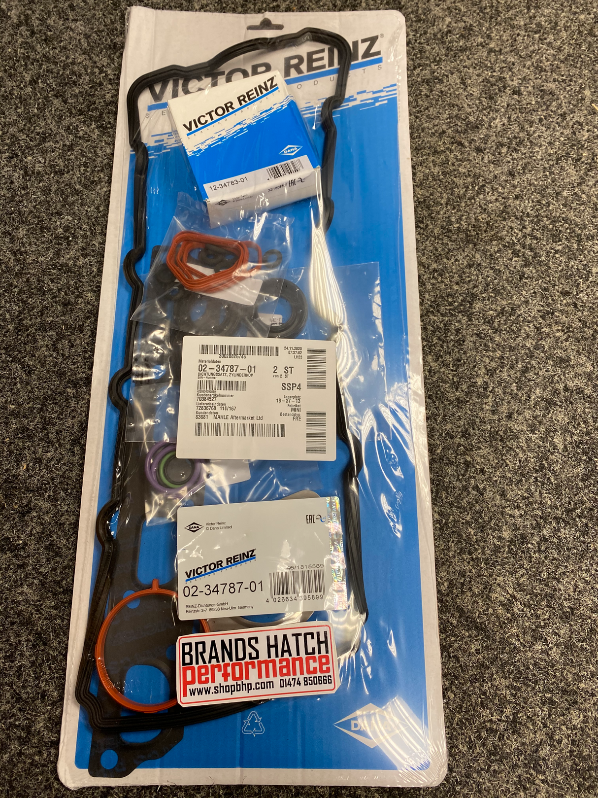 BMW MINI COOPER ONE W10B16A R50 R52 Reinz 02-34787-01 Top End Gasket Set