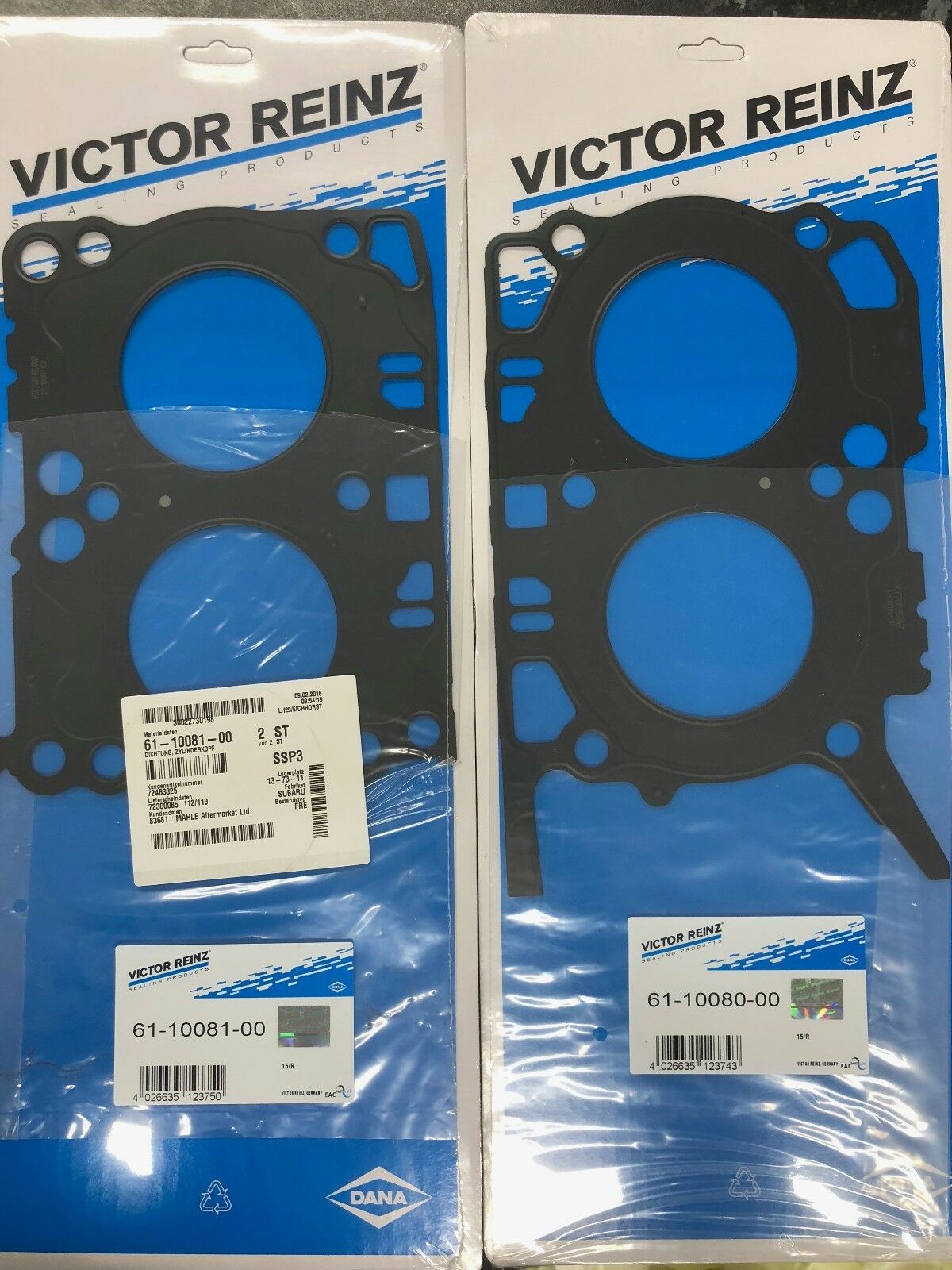 Toyota GT86 GT 86 / Subaru BRZ Multilayer Steel MLS FA20 Reinz Head Gasket Set